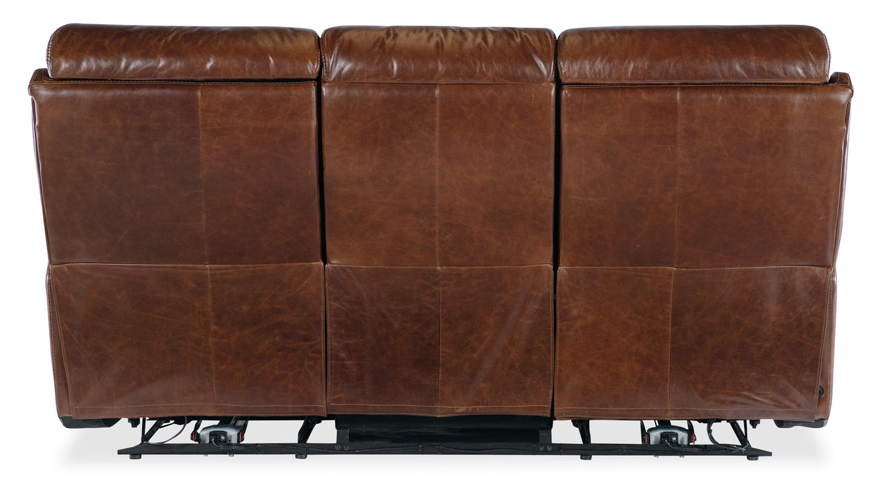 Harlan - Zero Gravity Power Sofa With Power Headrest - Dark Brown