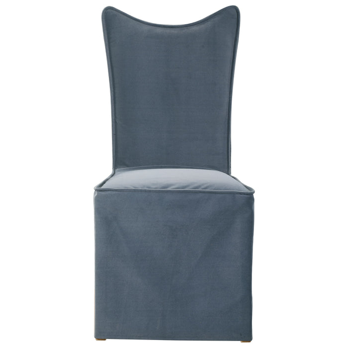 Delroy - Armless Chair (Set of 2) - Gray