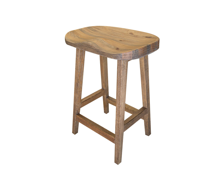 Tulum - 24" Stool - Golden Brown