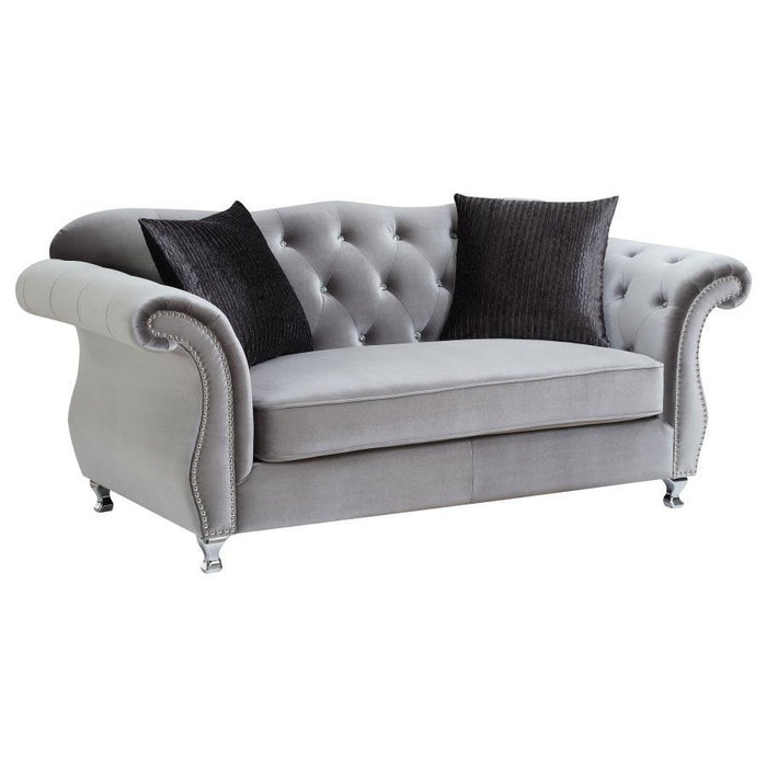 Frostine - Upholstered Tufted Sofa Set