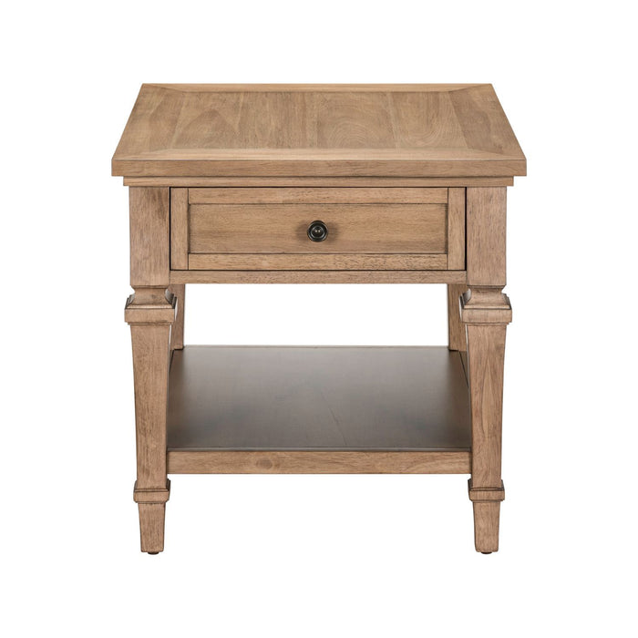 Haven Hills - End Table - Camel Beige