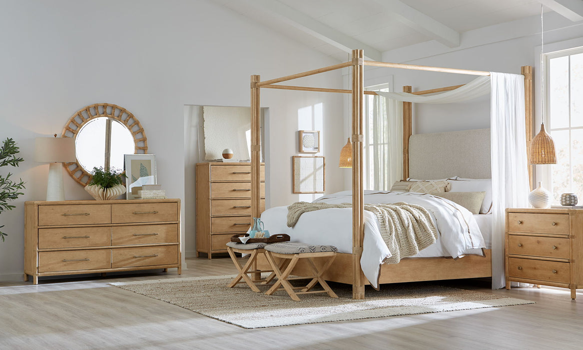 Retreat - Pole Rattan Accent Mirror