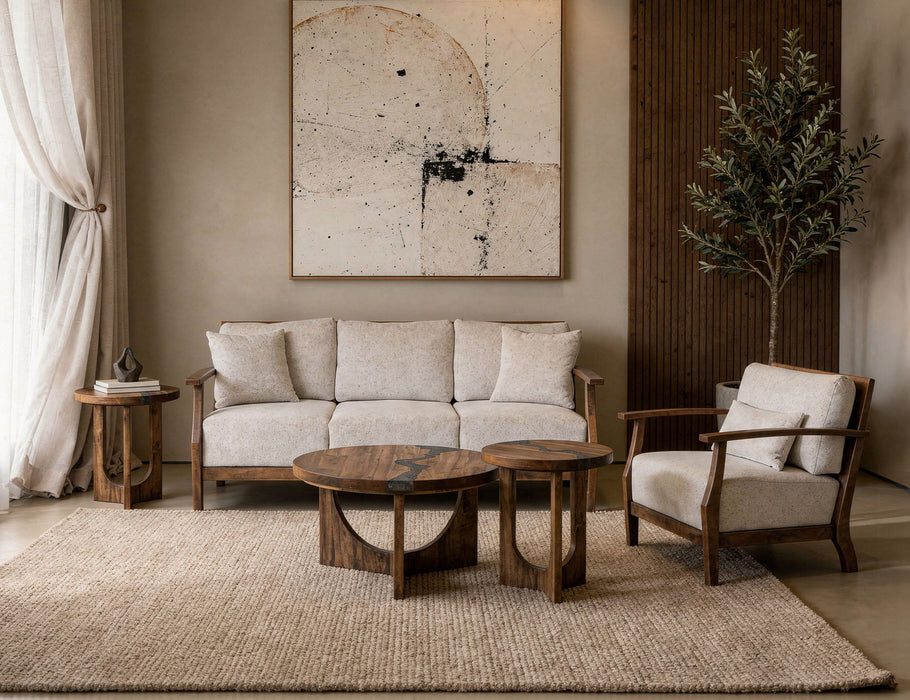 Forest - Armchair - Brown / Beige
