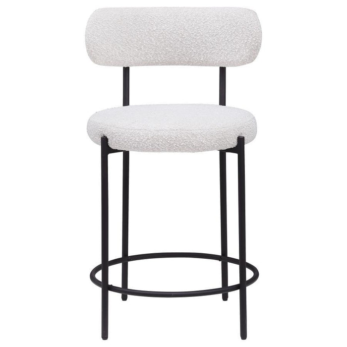 Viola - Boucle Upholstered Bar Stool (Set of 2)