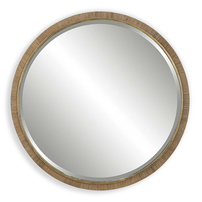Paradise - Round Mirror - Gold