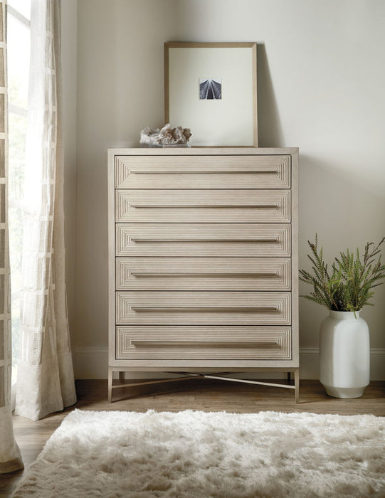 Cascade - 6-Drawer Chest - Light Brown