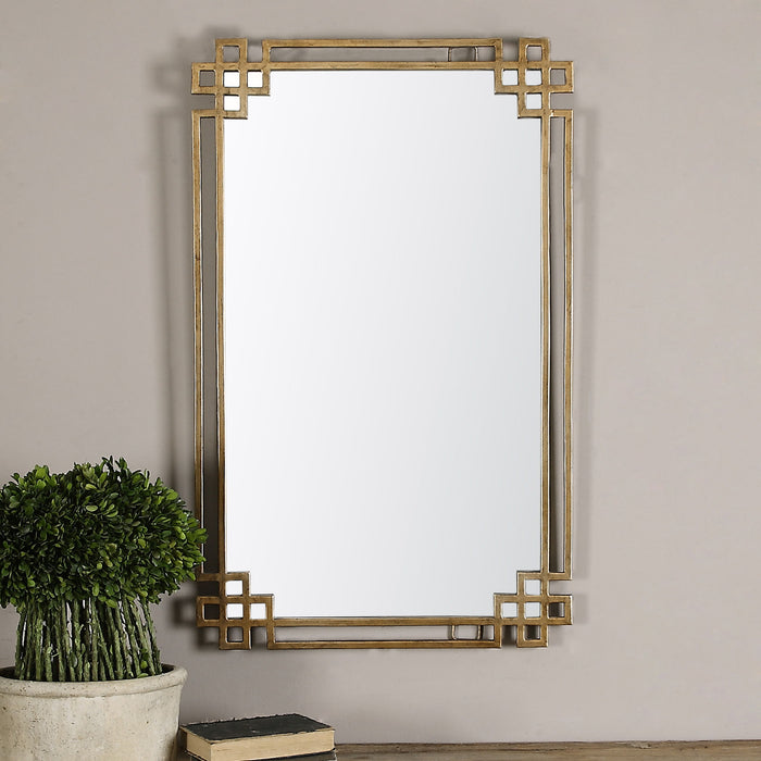 Devoll - Mirror - Antique Gold