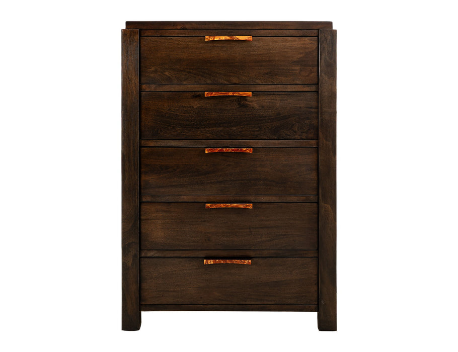 Raramuri - 5 Drawer Chest - Dark Brown