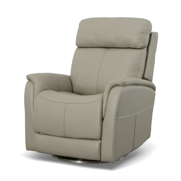 View - Power Swivel Recliner With Power Headrest
