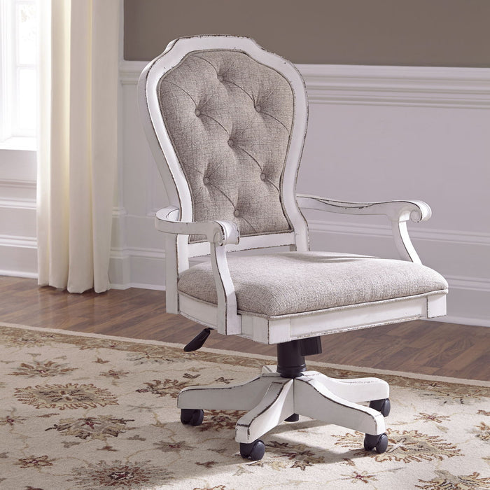 Magnolia Manor - Jr Executive Desk Chair - White