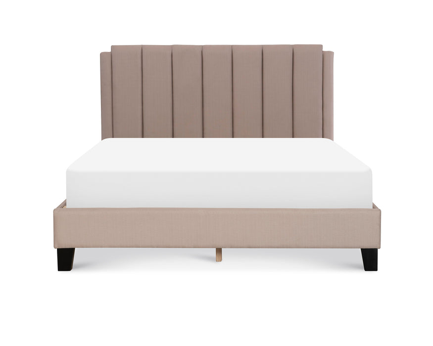 Sawyer - Vertically Channeled Platform Bed