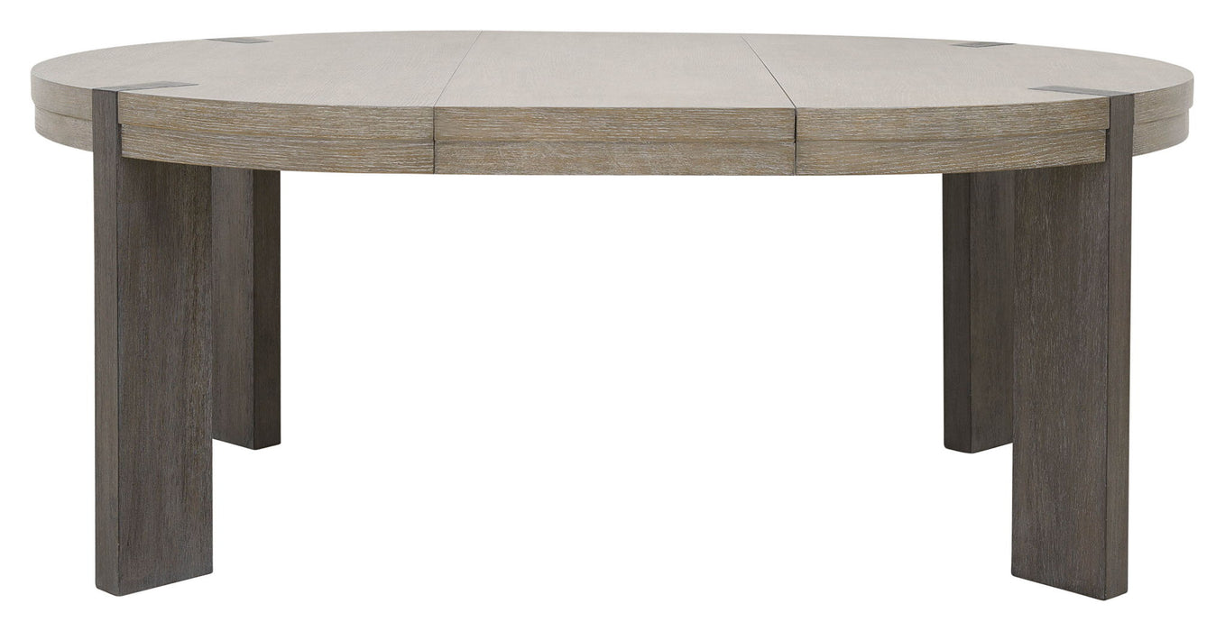 Anderson Park - Round Dining Table - Moose Trail / Frontier Brown