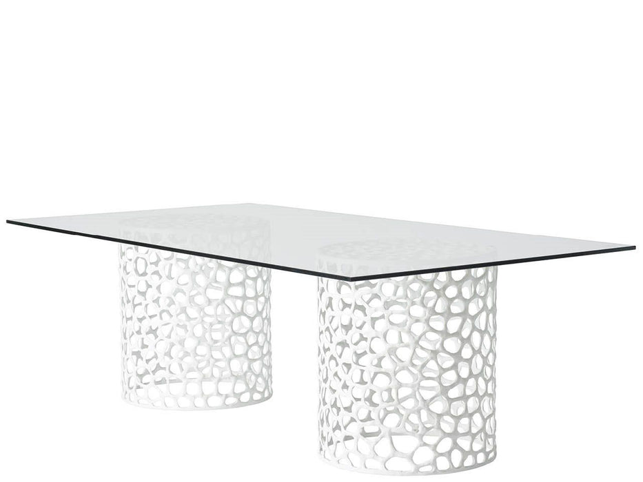 Oasis - Coral Rectangle Dining Table - White