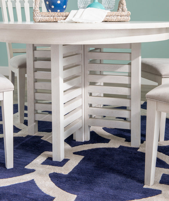 Edgewater Sand Dollar - Round Table - White