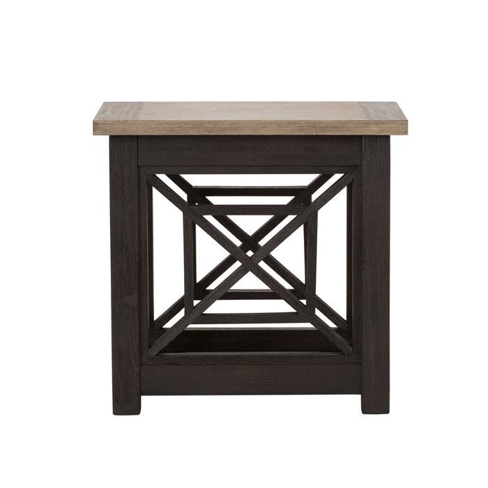 Heatherbrook - Chair Side Table - Black