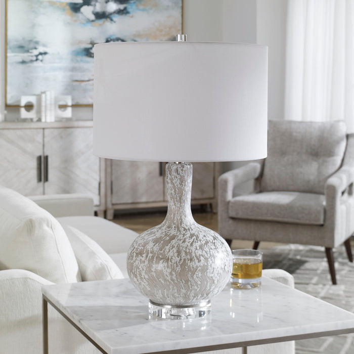 Turbulence - Table Lamp - Distressed White