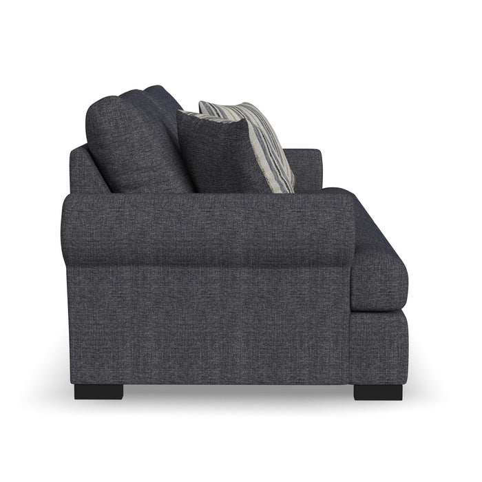 Florence - Fabric Stationary Extra Large Two-Cushion Sofa