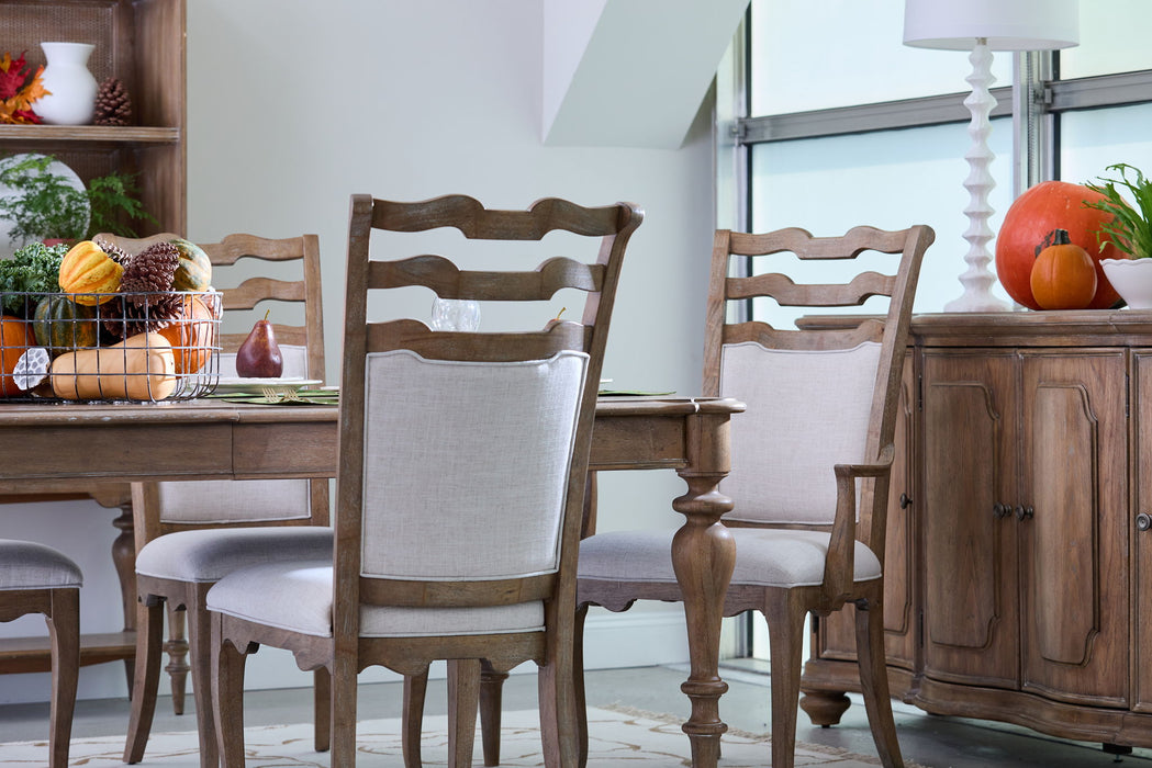 Weston Hills - Upholstered Arm Chair (Set of 2) - Flax Seed
