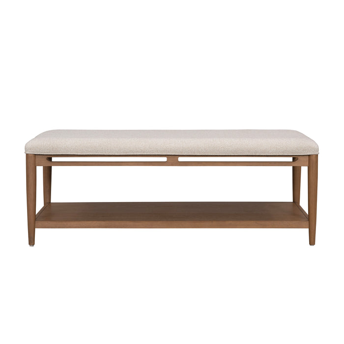 Verona - Rectangular Coffee Table - Beige / Dark Brown