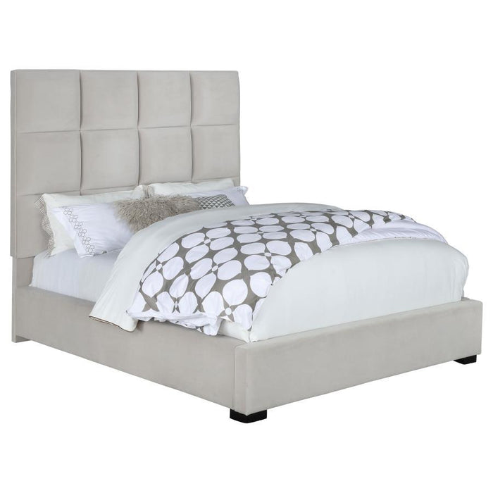 Panes - Tufted Upholstered Panel Bed