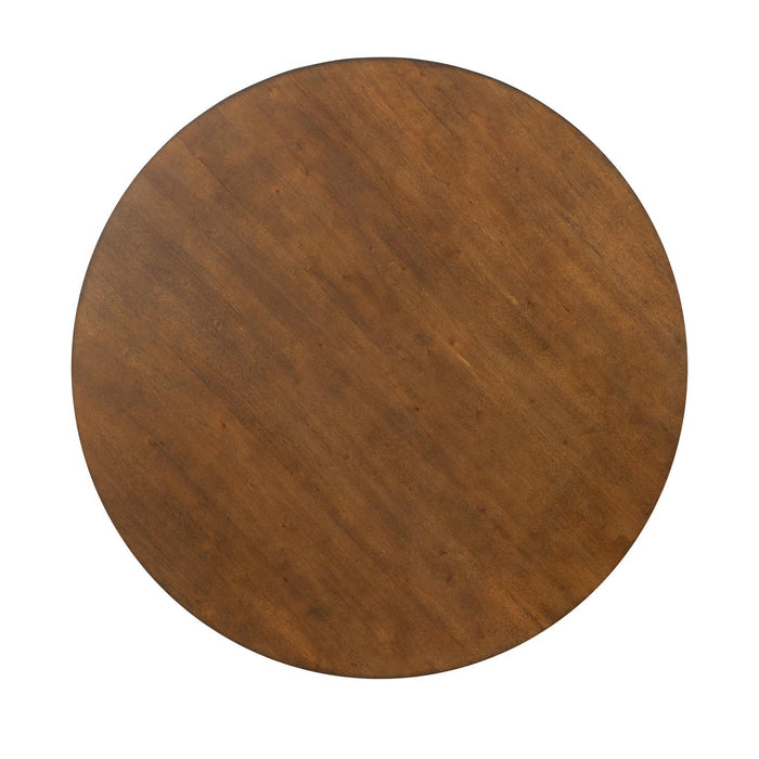 Lake House - Complete Round Pedestal Dining Table - Pinecone