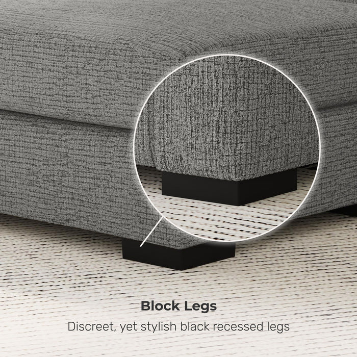 Otto - Fabric Stationary Ottoman