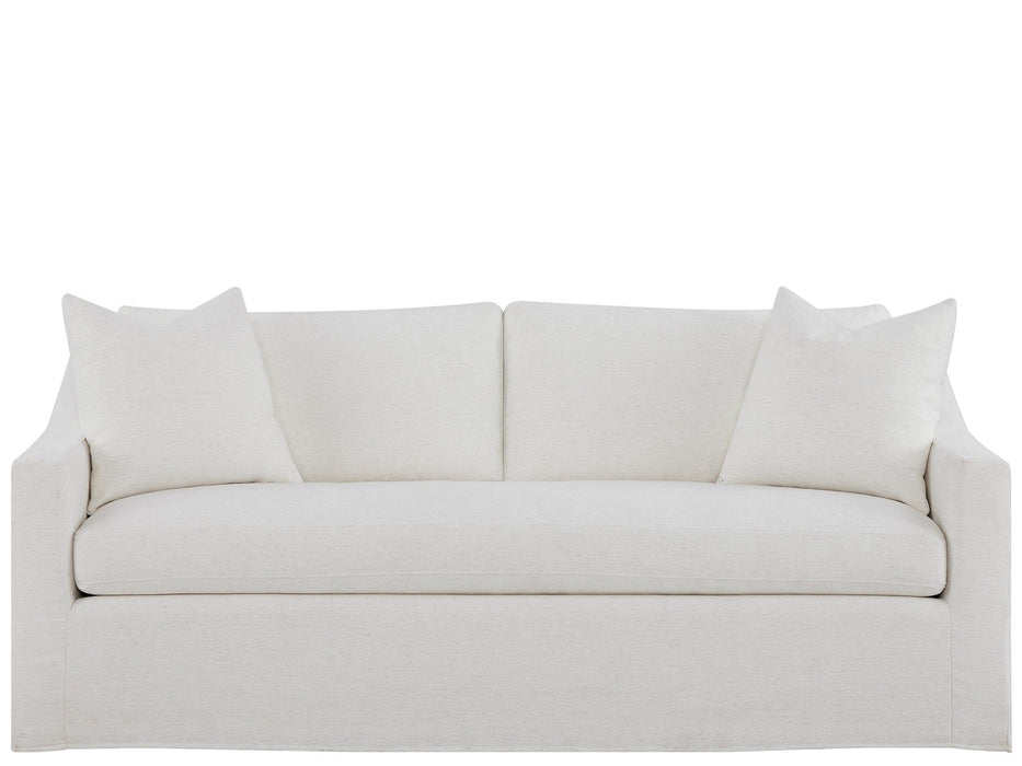 Augustine - Slipcover Apartment Sofa - White