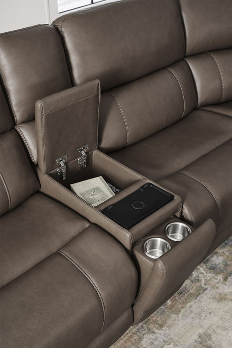 Hancock - Zero Gravity Power Reclining Sectional With Power Adjustable Headrests