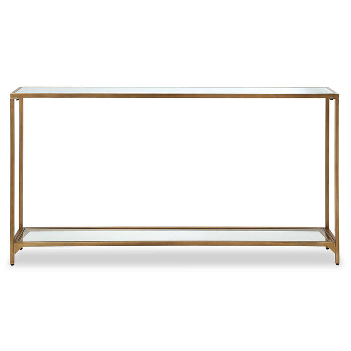 Console Table - Warm Gold