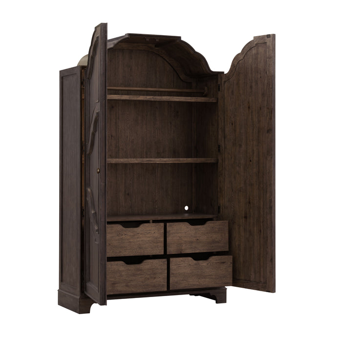 Revival Row - 2-Door Armoire - Brown