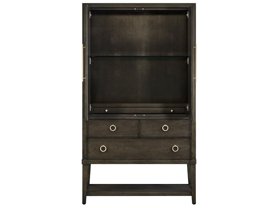 Fenwick - Bar Cabinet - Dark Brown