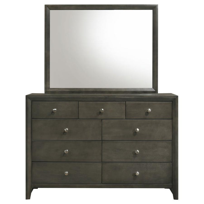 Serenity - Rectangular 9-drawer Dresser With Mirror