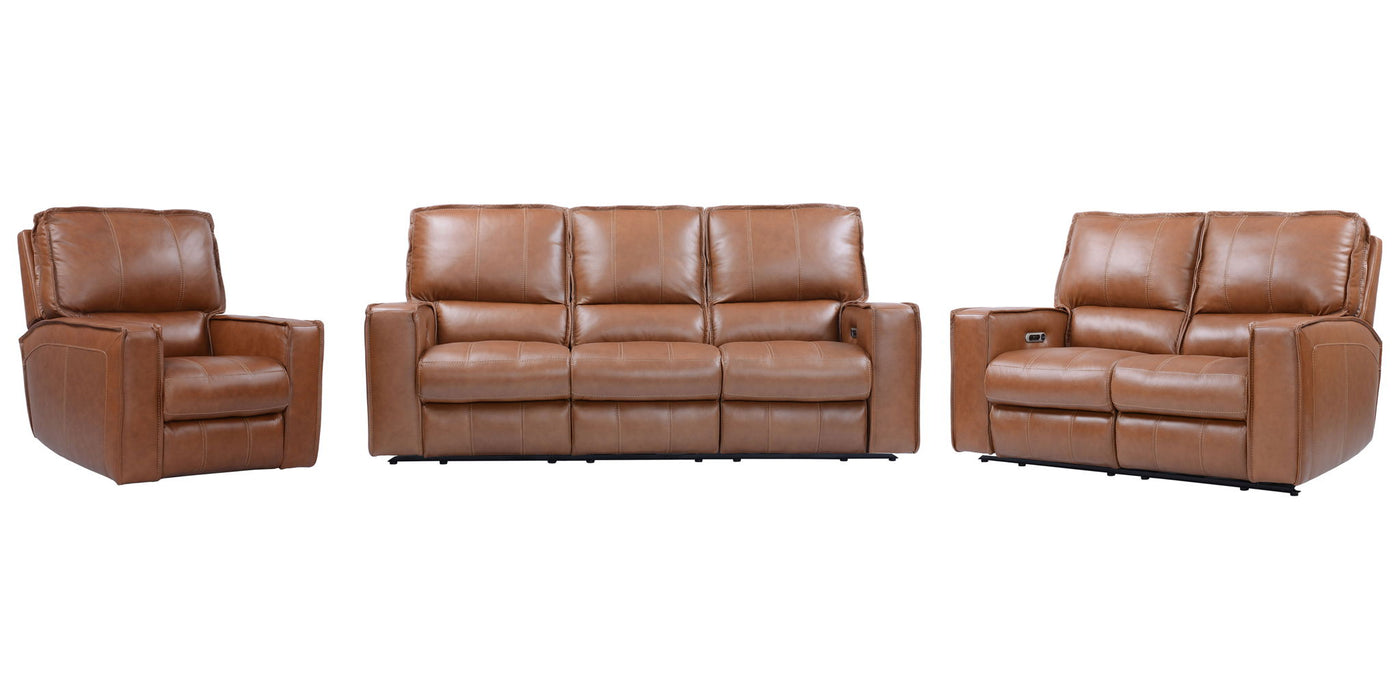 Rockford - Power Reclining Loveseat - Verona Saddle