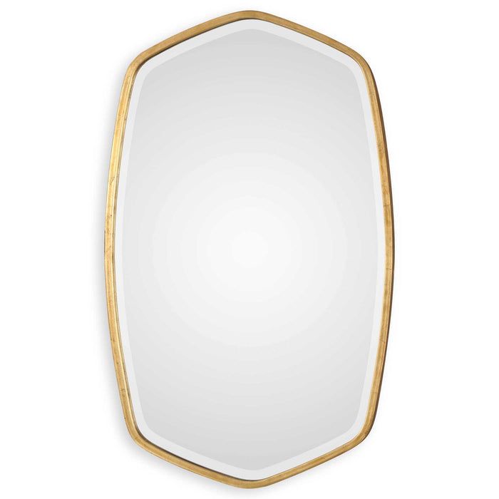 Duronia - Mirror - Antiqued Gold