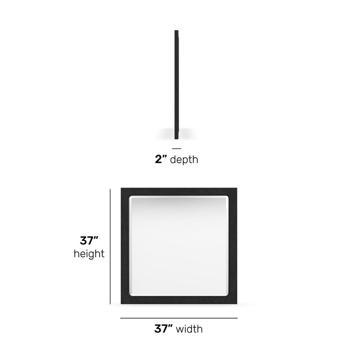 Waterfall - Mirror - Black