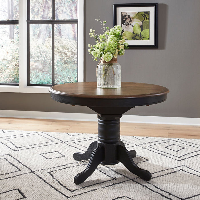 Carolina Crossing - Pedestal Table