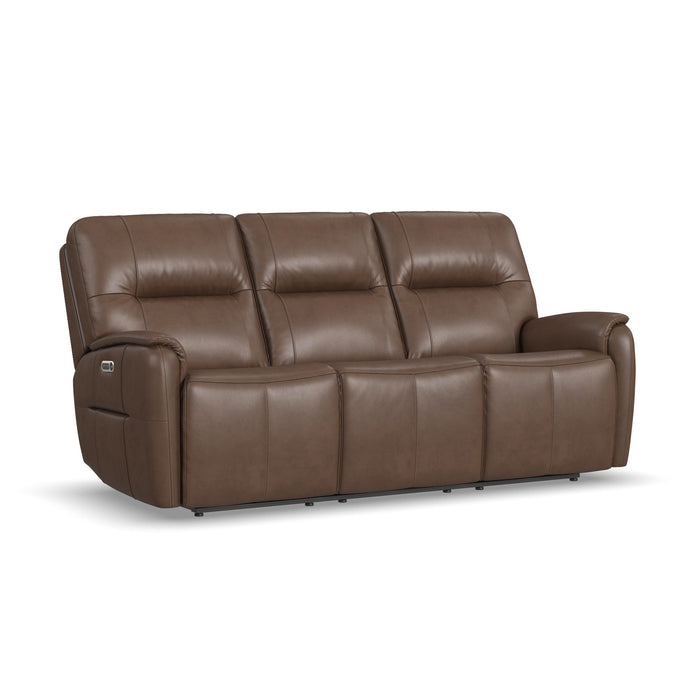 Wilson - Power Reclining Sofa With Power Headrests - Dark Brown