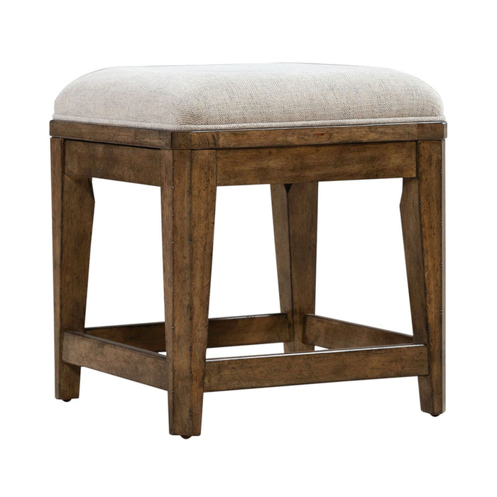 Carolina Park - Upholstered Console Stool - Brown