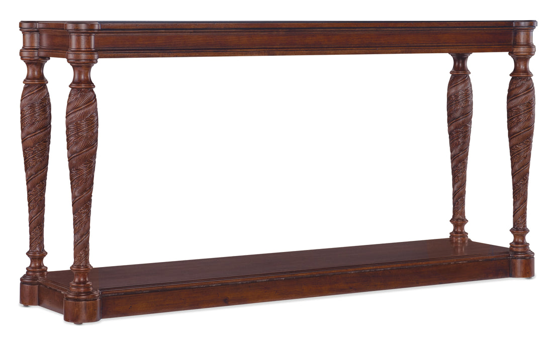 Charleston - Wood Traditional Console Table - Dark Brown