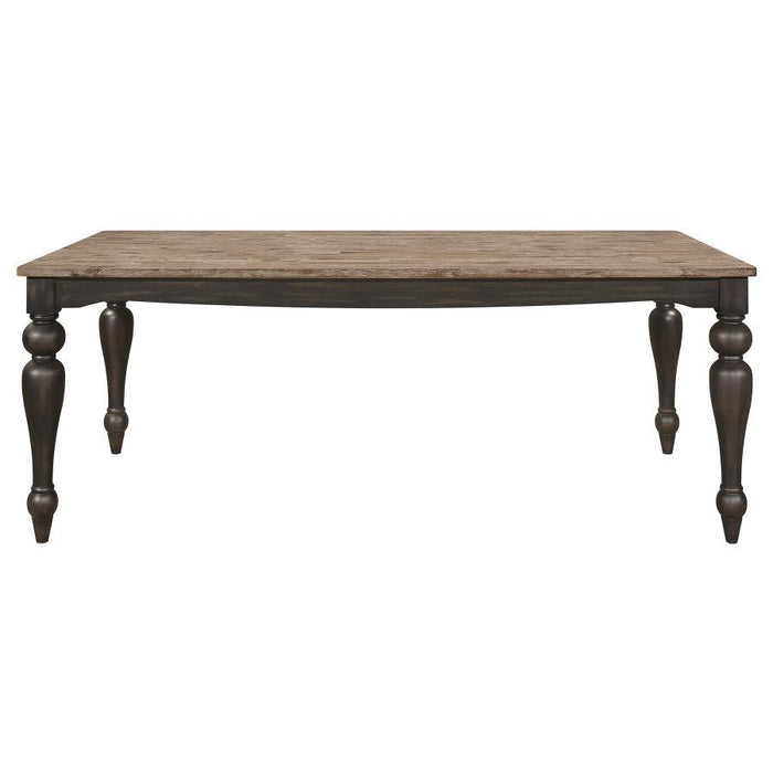 Bridget - Rectangular Dining Table - Brown Brushed