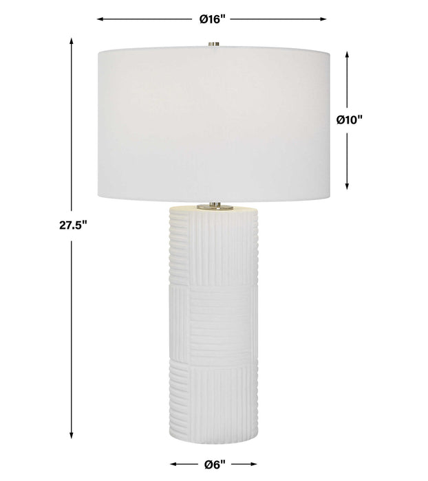 Patchwork - Table Lamp - White