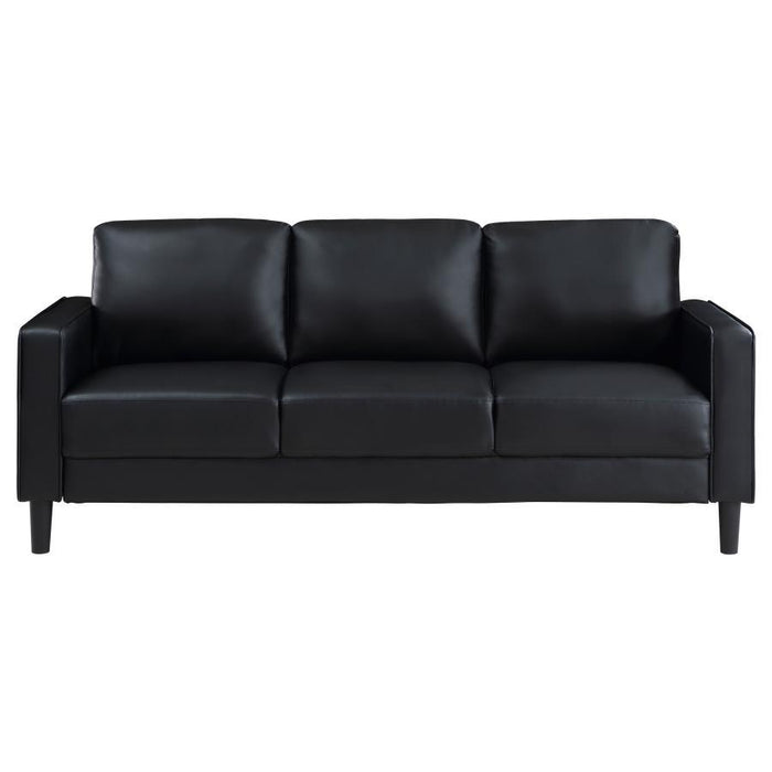 Ruth - Upholstered Track Arm Sofa Set