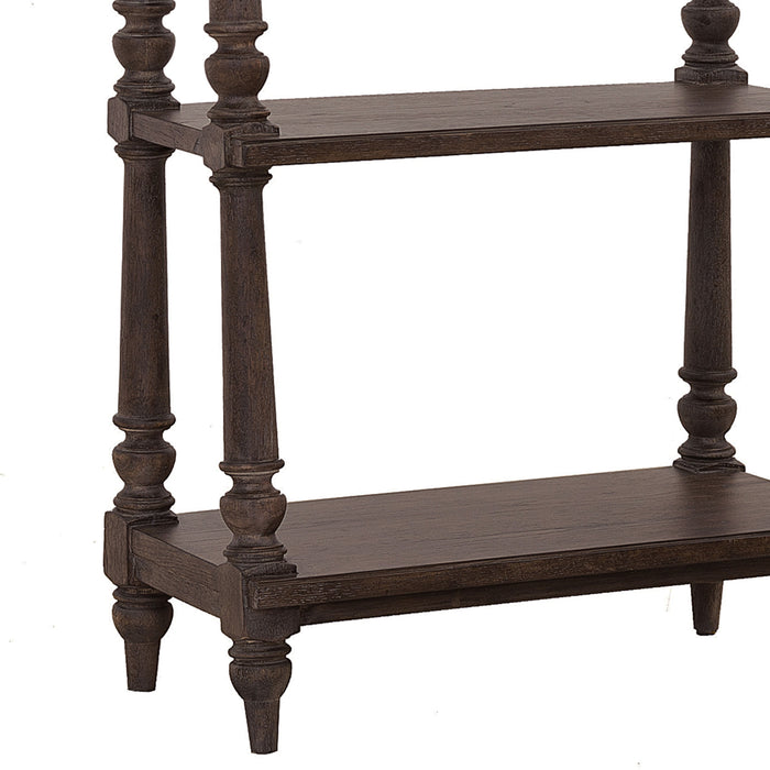 Revival Row - Open Shelf Etagere - Brown