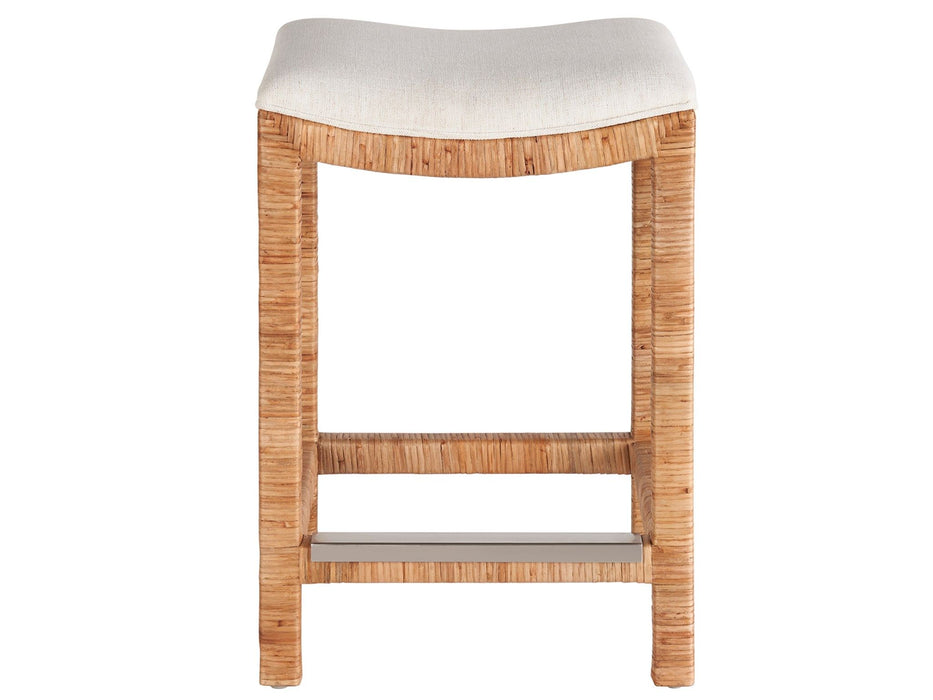 Weekender Coastal Living Home - Sandbar Console Stool - Light Brown