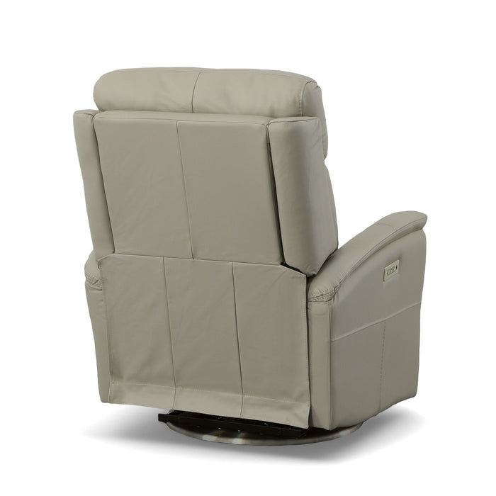 View - Power Swivel Recliner With Power Headrest