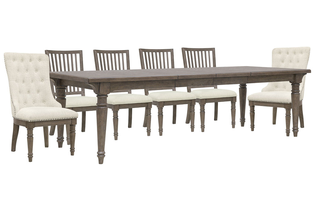 Madison Ridge - Extendable Leg Dining Table Set