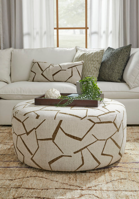 Avalon - Fabric Stationary Cocktail Ottoman