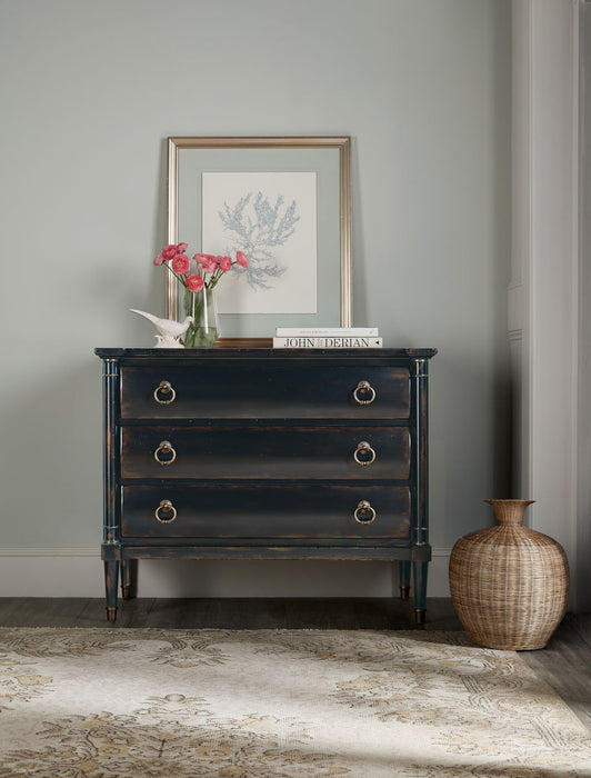 Charleston - Three Drawer Chest - Armoire Base - Black