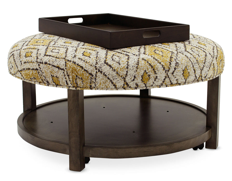 Harlow - Round Non-Tufted Ottoman