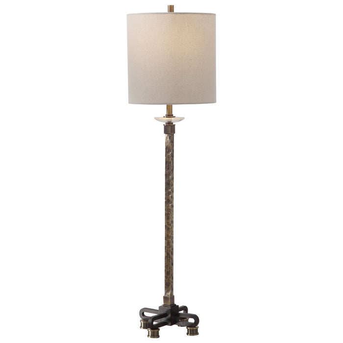 Parnell - Industrial Buffet Lamp - Dark Brown